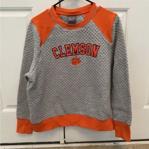 NWOT Youth Girls Clemson sweatshirt, size 16-18